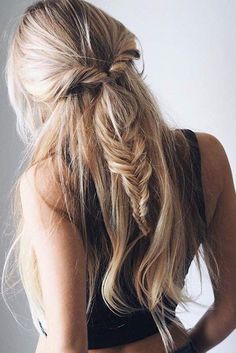 prom hairstyles fishtail Fishtail Hairstyles, Luxy Hair Extensions, Luxy Hair, Boho Hairstyles, Hairstyles Ideas, Fish Tail Braid, Gorgeous Hair