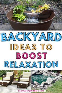 backyard ideas to booster relaxation and relax