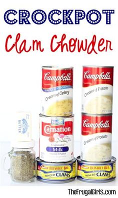 crockpot clam chowder is an easy and delicious recipe that's perfect for the whole family