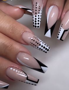 Wow Nails, Dots Nails, Nail Designs Glitter, Pink Acrylic Nails, Nail Art Ideas