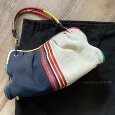 Looks Perfect!!! Fun Bag!!! Designer Multicolor Bags With Leather Handles, Formal Multicolor Shoulder Bag With Dust Bag, Bottega Veneta Bags, Fun Bags, Bottega Veneta, Black Red, Shoulder Bags, Black And Red, Bag Lady