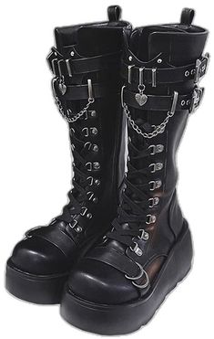 Y2k Alternative Fashion, Y2k Bottoms, Ankle Combat Boots, Y2k Shoes, Womens Combat Boots, Motorcycle Boots, Mid Calf Boots, Boots Outfit, Y2k Fashion