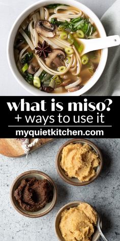 what is miso? and how to use it in your soup or noodle dish