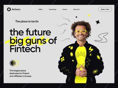 Best Website Design Inspiration, Website Hero Design, Web Design Trends 2023, Yellow Website, School Website Design, Testimonial Design, Campaign Website, Fintech Design, Wm Logo