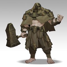 ArtStation - Antiquities Mystery Medieval Concept Art, Goliath Barbarian, Barbarian Dnd, Fantasy Props, Knight Art, Face Characters, Art Folder, Dnd Art, Medieval Fantasy