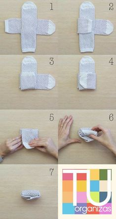 instructions to make an origami glove