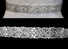 Stunning Crystal and Rhinestone Wedding Dress Ribbon Sash Belt Wedding Dress Ribbon, Rhinestone Wedding Dress, Dress Ribbon, Crystal Wedding Dress, Wedding Dress Belt, Satin Ribbons, Wedding Dress Accessories, Sash Belts, Dress Belt