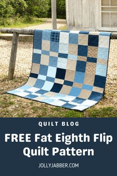 The Fat Eighth Flip Quilt comes in three sizes, including throw, queen, and king! Plus sew along with Kimberly Jolly on our YouTube channel for a free tutorial! Easy King Quilt Pattern, Easy Throw Quilt Patterns, 8 Fat Quarter Quilt Pattern Free, Queen Size Quilt Pattern Easy, Fat Eighth Projects, Fat Eighth Quilt Pattern Free, Sewing With Flannel, Quilt Patterns Easy, Quilts Easy