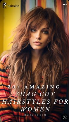 Hairstyles For Travel, Edgy Long Haircuts, Long Shag Cut, Summer Hair Inspo, Medium Shaggy Hairstyles, Long Shag Hairstyles, Curly Shag Haircut, Shag Cut