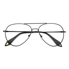 Ces lunettes Pilot sont une version élégante de la monture aviateur. Dotée d'un double pont saisissant, de jantes irrégulières et de plaquettes de nez réglables, cette monture en métal fait sensation, que vous le vouliez ou non. Fabriquées dans une monture cerclée en métal pur, vous ne pouvez pas trouver une paire plus légère que celles-ci. Vous ne remarquerez même pas que vous les portez. Saisissez-les et rehaussez votre look. Aviator Frames Eyeglasses, Aviators Glasses, Glasses Aviator, Pilot Glasses, Aviator Eyeglasses, The Aviator, Aviator Glasses, Black Aviators, Glasses Shop