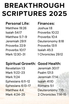 an image of the bible's names and numbers for each month of the year