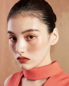 Kim Yongji, Kim Yong Ji, Kim Yong-ji, Makeup 2023, Orange Makeup, Flower Makeup, 얼굴 드로잉, Wedding Hairstyle, Beauty Pictures