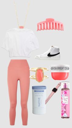 Outfits With Pink Shorts, Outfits With Pink, School Collage, Cute Middle School Outfits, Outfit Ideas For School, Preppy Outfits For School, Preppy Summer Outfits, Casual Preppy Outfits