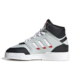 (PS) adidas Originals Drop Step EL Shoes 'Black /Grey White' HP7798 (SNKR/Skate/Casual/High Top) Shoes Black, Tennis Shoes, Black Grey, High Top, Adidas Originals, Black Shoes, Grey And White, High Tops, Tennis