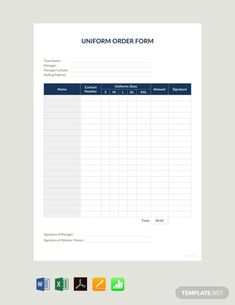 an invoice form is shown with different colors and font, including the number of items