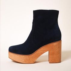 PAZ Chic High Heel Boots With Wooden Heel, Fall High Heel Boots With Wooden Heel, Fall Boots With Wooden High Heel, Chic Boots With Wooden Block Heel, Chic Fall Boots With Wooden Heel, Combat Boot Outfit, Boots 2022, Charlotte Stone, French Shoes