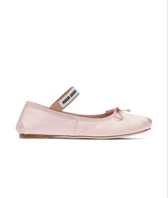 Balerina Shoes, Ballet Flats Pink, Miu Miu Logo, Chanel Ballet Flats, Miu Miu, Ballet Flats, Chanel, Ballet, ? Logo