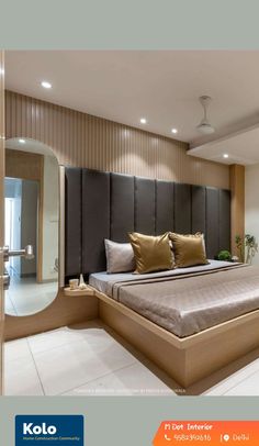 Bedroom, koloapp, kerala, interior, bedding, homedecor, delhi Bad Room Design, Unique Bedroom Design, Bedroom Interior Design Luxury, Modern Bedroom Interior, Small Bedroom Designs, Ceiling Design Bedroom, Bedroom Design Ideas, Bedroom Decor Design, Bedroom Bed Design