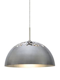 Besa - 1JT-GORDY-LED-SN - One Light Pendant - Gordy - Satin Nickel Urban Decor, Bowl Pendant, Single Pendant Lighting, Pendant Fixture, Lantern Pendant, Modern Pendant, Silver Foil, Lantern Lights, Light Shades