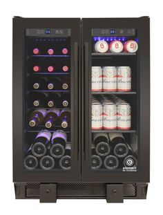 Touch Screen Wine & Beverage Cooler - 1 Wine And Beverage Cooler, Undercounter Wine Cooler, Dual Zone Wine Fridge, Wine Coolers Drinks, Commercial Sink, Beer And Wine, Bordeaux Wine, Beverage Refrigerator, Glass French Doors