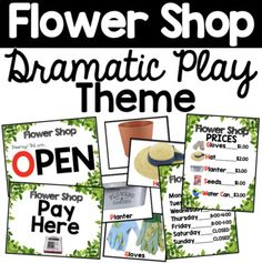 the flower shop dramatic play theme