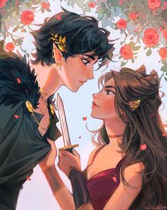 Art by @lotusbubble on Insta Romantic Fanart, Lydia Elaine, Jude Cardan, Holly Black Books, The Cruel Prince, Prince Art, Dark Paradise, Holly Black, Tutorial Video