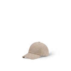 LOUIS VUITTON® - Monogram Essential Cap - Beige Cap Collection, Monogram Pattern, Louis Vuitton Official, Winter Essentials, Jacquard Weave, Metal Buckles, Men's Collection, Louis Vuitton Monogram, Leather Straps