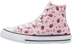 Casual Pink Cotton Sneakers, Pink Converse Sneakers For Sports, Pink Sneakers For School In Spring, Pink Converse Sneakers, Kids Converse, Converse Chuck Taylor All Star, Chuck Taylor All Star, Converse Chuck, Converse High Top Sneaker