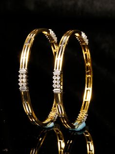 Latest Bengal Design, Dimond Bangal, Gold Bengals Designs Latest, Diamond Bengals, Dimond Bengal, Gold Bangals Design Latest, Gold Bangles Design Unique Latest, Gold Jewellery India