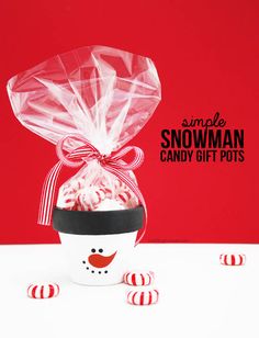 an image of a snowman candy gift box on the app store's website