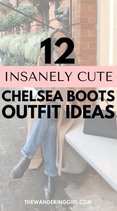 Want to know how to wear chelsea boots for fall and winter? Click through to see these 12 insanely chic outfit ideas including chelsea boots outfits, winter chelsea boots outfit, and more chelsea boots looks you'll love. Whether you love chunky boots, ankle boots, brown boots, black boots, or cream boot styles, this list has you covered on all things fall and winter outfit inspo!