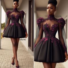 Create mind-blowing designs with amazing prompts from the ebook you'll find in my video course.   📌 link in bio Black Dress Classy Short Couture Candy, Luxury Black Mini Dress For Gala, Luxury Black Mini Dress For Romantic Evening, Luxury Elegant Mini Dress For Black-tie Events, Luxury Black Elegant Tutu Dress, Classy Black Outfits, Black Tie Outfits, Short Dresses Party, Fancy Short Dresses