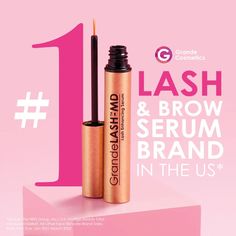 GrandeLASH-MD Lash Enhancing Serum, 3 Month Supply by Grande Cosmetics. This iconic beauty breakthrough from the #1 Lash and Brow serum brand in America* is proven to promote the appearance of longer, thicker, healthier looking lashes in 4-6 weeks.Powered by a proprietary lash complex, this ophthalmologist-tested serum creates luxury-level lashes — all your own. Join the millions of lashes transformed! Join the millions of lashes transformed!Why You'll Love It ㅤ✨ Once daily, one swipe wonder! ㅤ✨ Lash Cycle, Lash And Brow Serum, Iconic Beauty, Lash Tint, Brow Serum, Grande Cosmetics, Lash Serum, Dry Face, Grape Seed Extract