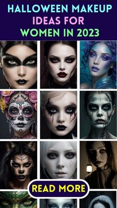 Halloween Makeup Women Scary, How To Make A Black Eye With Makeup, Pretty Witch Costume Makeup, Witch Looks Halloween, Scary Make Up Easy, Easy Fast Halloween Makeup, Black Halloween Eye Makeup, Easy Glam Halloween Makeup