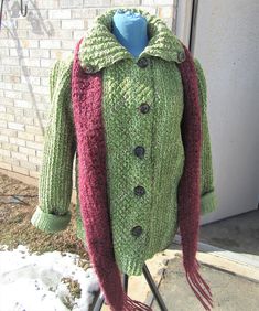 "bust 21 x2, 26 \" long, no shoulder pads, fully lined, soft jacket" Fitted Green Winter Cardigan, Fitted Long Sleeve Green Outerwear, Fitted Green Outerwear With Long Sleeves, Fitted Green Long Sleeve Outerwear, Fitted Green Outerwear For Fall, Green Fitted Long Coat, Fitted Green Winter Outerwear, Weird Jackets, White Shawl