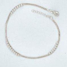 925 Sterling Silver Anklet, Sterling Silver Two Strand Box Chain With Stationed 3mm Beads Anklet, Minimalist Anklet Gift for Her. ------------------------------------- Details Length : 10'' adjustable Material : Solid 925 sterling silver Chain Style : Box Closure : Lobster Weight: About - 3.9 gram ------------------------------------- Do Visit our Shop for more jewelry: https://www.etsy.com/shop/InsiaJewelry ---------------------------------- Please Note: Just in case if you do not know your ank Elegant Silver Anklets For Everyday, Silver Minimalist Anklets For Everyday, Silver Elegant Anklets For Everyday Wear, Elegant Silver Anklets With Tiny Beads, Elegant Silver Anklets With Round Beads, Silver Anklets With Adjustable Chain As Gift, Dainty Silver Anklet With Adjustable Chain, Silver Anklets With Adjustable Chain, Dainty Adjustable Nickel-free Anklets