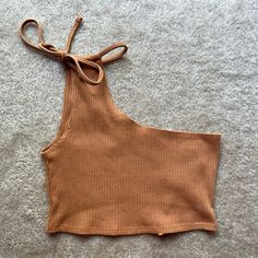 Aerie Rebel Tie Crop Top In Tan Size M Nwt Eyestrain Art, Embroidery Hearts, Girly Girl Outfits, Sock Outfits, Tan Top, Tie Crop Top, Birthday Planning, Cute Crop Tops, Halter Crop Top