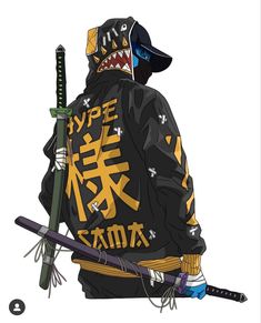 Trill Art, Anime Streetwear, Spartan Warrior, Characters Inspiration Drawing, Black Cartoon Characters, Cool Backgrounds Wallpapers