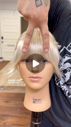 Bottleneck Bangs, Hair Cut Guide, Curling Tips, Hair Curling Tips, Hair Curling, Curly Hair With Bangs, Long Hair With Bangs, Hair With Bangs, Hair Dresser