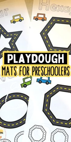 playdough mats for preschoolers to practice letter recognition