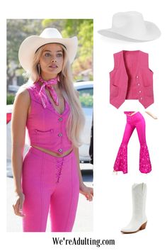 barbie halloween costume Cowgirl Barbie Halloween Costume, Barbie Outfits Halloween