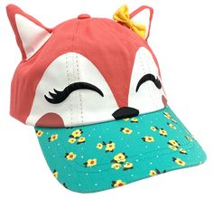 3D Fox Kids Alaska Baseball Hat Cute Adjustable Baseball Cap, Cute Adjustable Brimmed Baseball Cap, Cute Adjustable Visor Hat, Playful Style Adjustable Baseball Cap With Curved Brim, Cute Embroidered Adjustable Baseball Cap, Playful Adjustable Baseball Cap With Curved Bill, Adjustable Playful Baseball Cap With Curved Bill, Cute Adjustable Baseball Cap For Outdoor, Cute Adjustable Baseball Cap With Curved Bill