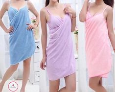 Beach Wrap Skirt, Spa Wraps, Bath Dress, Towel Dress, Bath Girls, Beach Wrap, Wearing Clothes, Sewing Clothes, Wrap Skirt