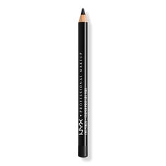 Black Slim Eye Pencil Long-Lasting Eyeliner - NYX Professional Makeup | Ulta Beauty Nyx Black Eye Pencil, Black Eyeliner Black Women, Black Waterline Eyeliner, Black Waterline Makeup, Mha Room, Nyx Eyeliner Pencil, Nyx Eye Pencil, Black Pencil Eyeliner, Black Pencil Liner