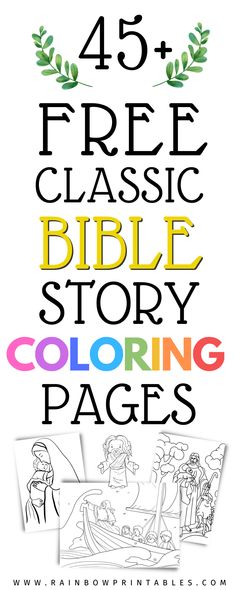 Bored kids on Sunday? Get coloring with these cute Christian coloring pages for kids preschool, kindergarten, and elementary school age! Free CLASSIC BIBLE printables (you should stack multiple to a page.) Collection that's slowly growing and being added. | Pslam, verse, activities for Kids, boredom Busters, God, Jonah, Mary, Adam Eve, Jesus, Red Sea AND other classic Bible stories. Free coloring pages for kids, Bible Stories tales, Biblical Religious Activity for Kids, Digital Download, Freebie Free Bible Story Coloring Pages, Coloring Bible Pages For Kids, Bible Stories For Kids Printable, Bible Lessons For Kids Children Ministry Free Printable, Bible Colouring Pages For Kids, Bible Coloring Book, Bible Story Coloring Pages Printable, I Spy Bible Printables For Kids Free, Jesus Coloring Pages Printables