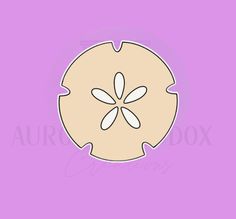 an image of a flower on a purple background