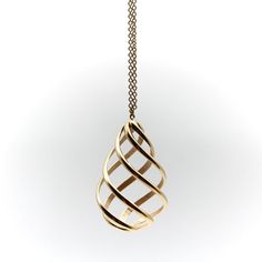 Part of Chairish's Fine Jewelry assortment.   Designed by Paloma Picasso for Tiffany & Co., this 18k gold spiral pendant necklace is a highly sought-after retired shape. A spiral of 18k gold with a rosy patina creates this mesmerizing egg-shaped pendant. The exterior of the spiral has a glossy polish, while the interior is an unpolished matte gold for an absolutely stunning effect. Part of the Venezia collection, the spiral is inspired by the glowing lampposts of Italy. The pendant hangs on a lo Spiral Pendant, Paloma Picasso, Matte Gold, Paloma, Tiffany & Co., 18k Gold, Fine Jewelry, Pendant Necklace, Exterior