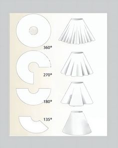 an image of paper lamps with numbers and shapes to cut out the lamp shade sizes