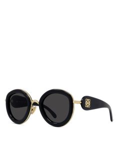 Loewe Anagram Round Sunglasses, 49mm Loewe Anagram, Round Sunglasses, Black Gray, Jewelry Accessories, Black And Grey, Pick Up, In Store, Buy Online, Sunglasses