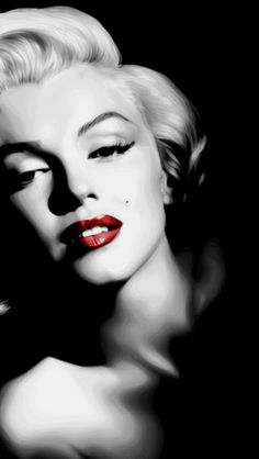 Marilyn Monroe Vintage Cartoons, Oh My Goddess, 인물 사진, Classic Beauty, Hollywood Glamour, Black & White, Vintage Beauty